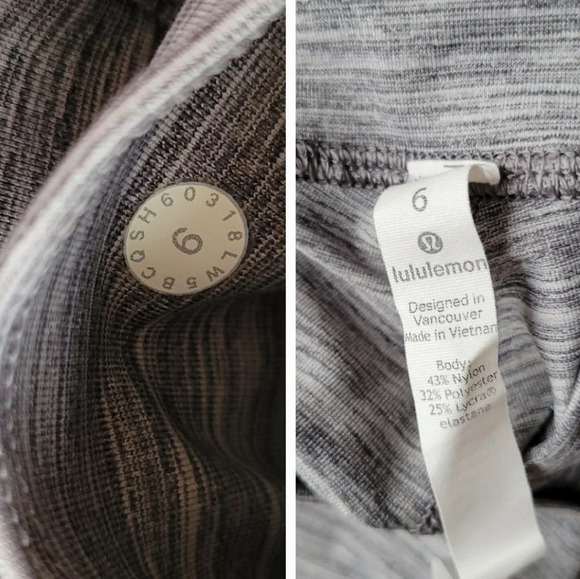 Lululemon Moment To Movement Tight 28" Space Dye Camo Seal Grey Deep Coal - Picture 9 of 12